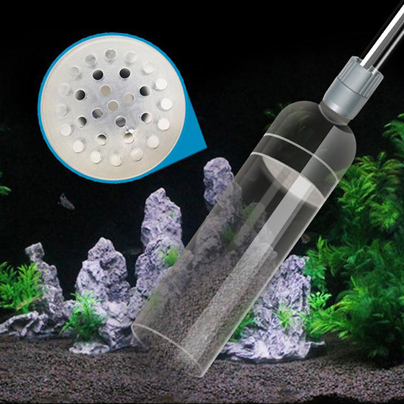 Aquarium Fish Waste Collector - 1Pc Semi-automatic Aquarium Clean Vacuum Water