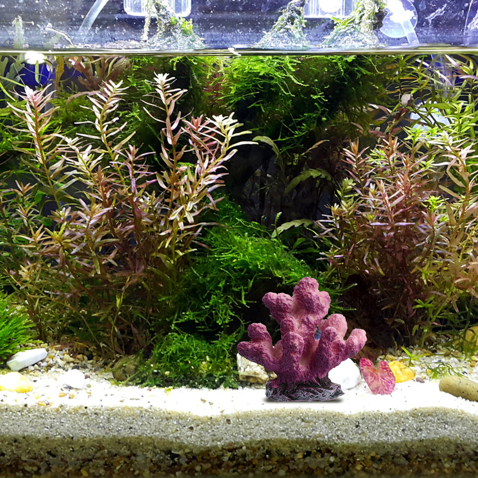 Aquarium Fish In - 3Pcs Lifelike Resin Coral Decor for