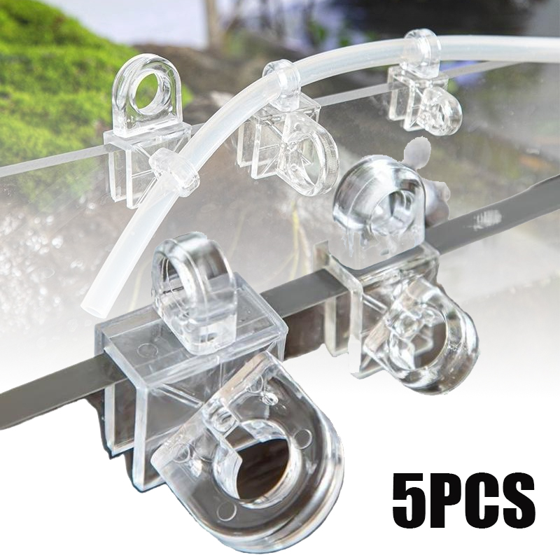Aquarium Fish Waste Collector - 5PCS Aquarium Fixing Clip Fish Tank