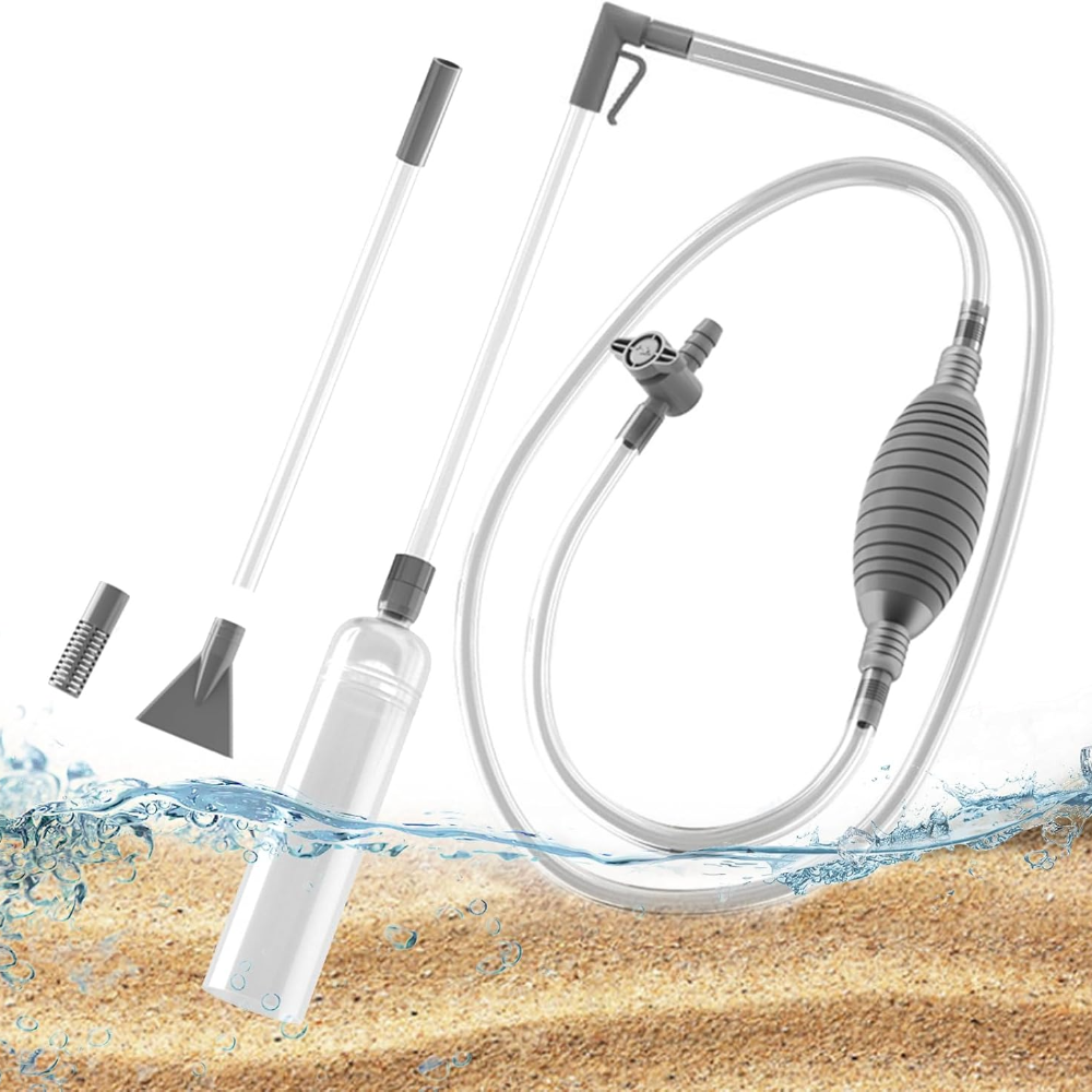 Aquarium Fish Waste Collector - Large Fish Tank Aquarium Siphon Vacuum