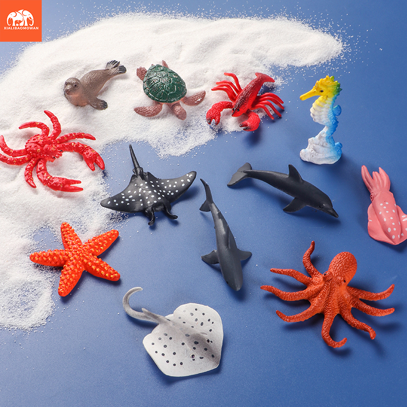 Aquarium Fish Dolphin - 12Pcs Mini Sea Life Animal Figures