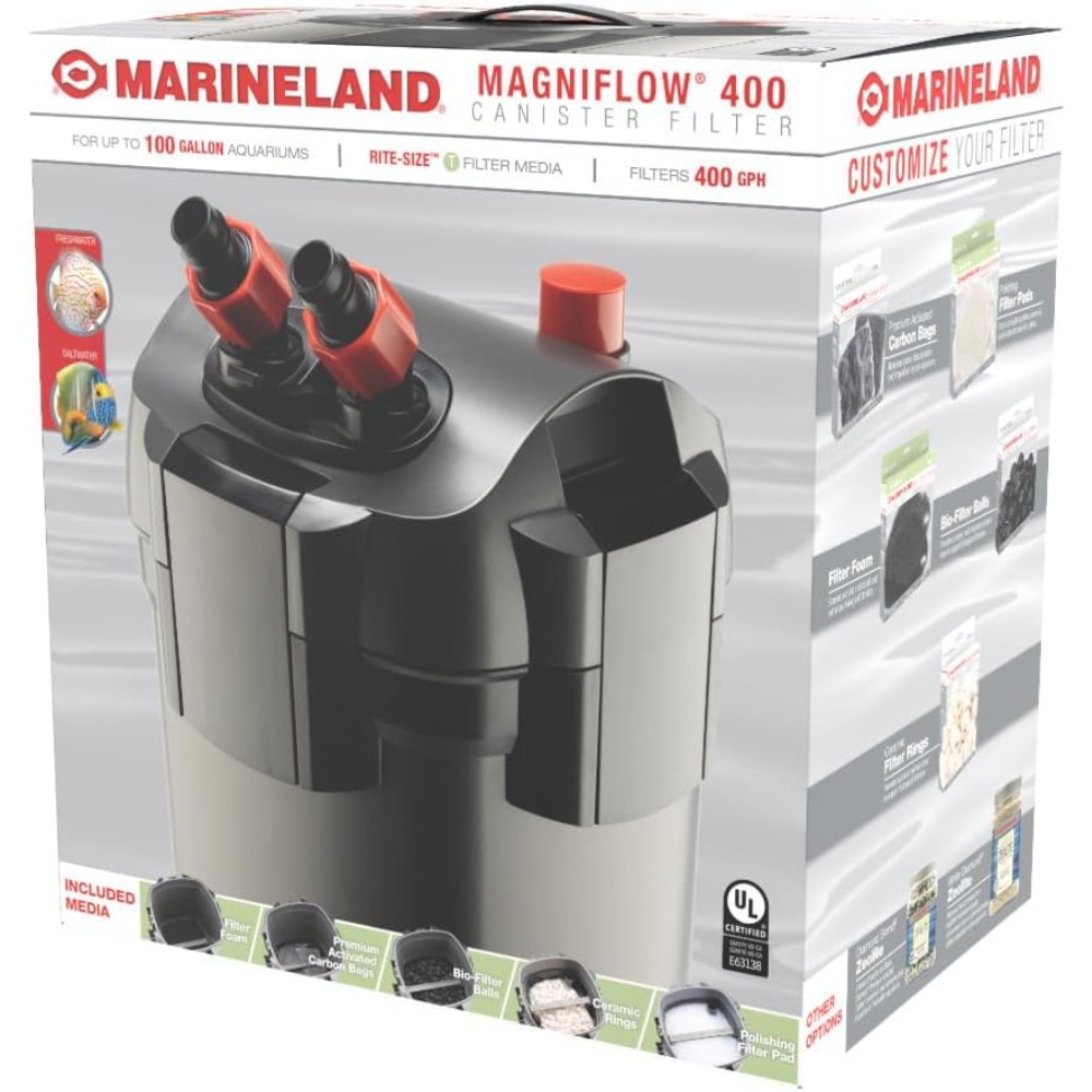 Aquarium Fish Black - US Shipping Easy Maintenance Aquarium Canister