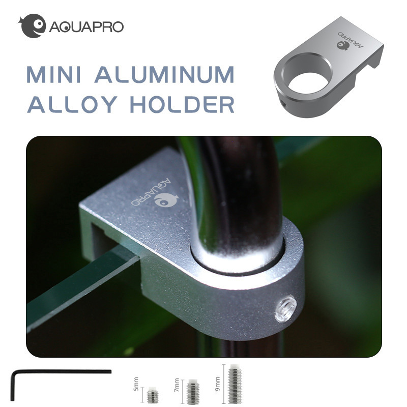 Aquarium Fish Waste Collector - Aquarium Mini Aluminum Alloy Holder Fixing