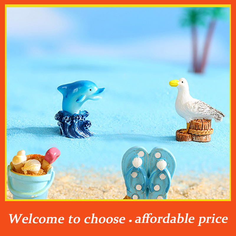 Aquarium Fish Dolphin - Resin Fish Tank Starfish Landscaping Ornament