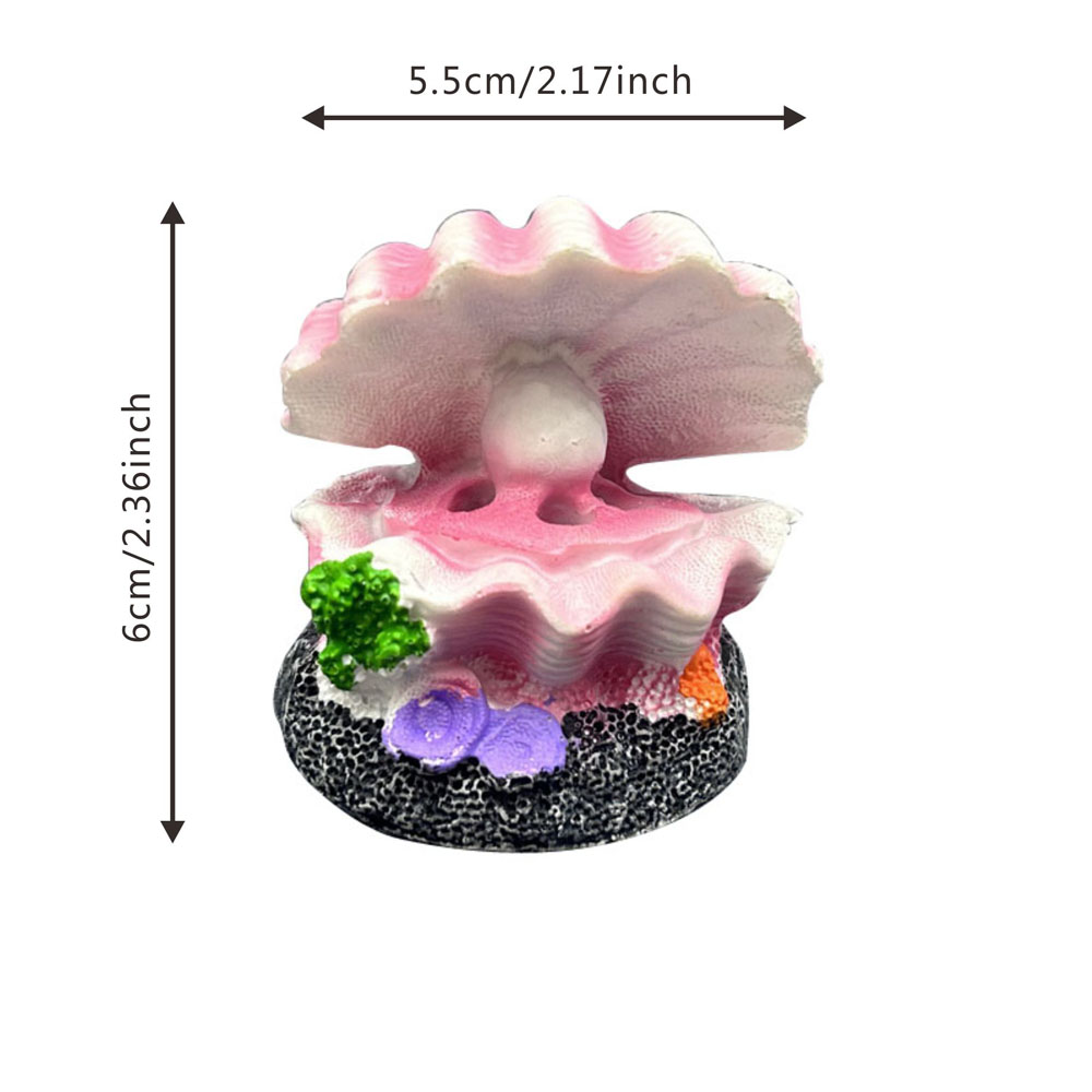 Cute Shell Shape Bubble Stone  - đánh giá và giá Aquarium Fish Tank Price