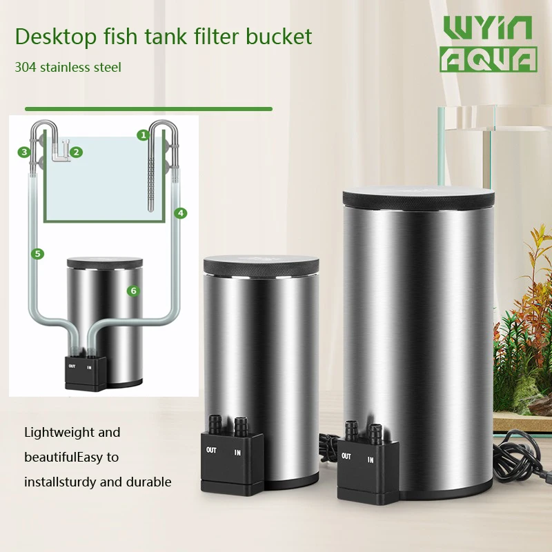 Silent Desktop Aquarium Filter - đánh giá và giá Aquarium Fish Waste Collector