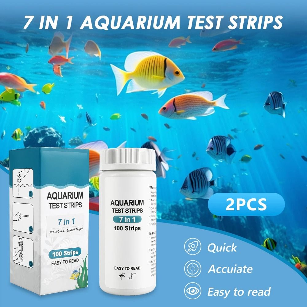 100Pcs 7 in 1 Aquarium Test St - đánh giá và giá Aquarium Test Kit
