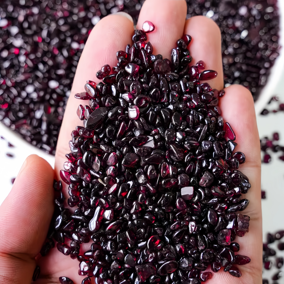 Natural Garnet Crushed Stone,  - đánh giá và giá Aquarium Fish Farm