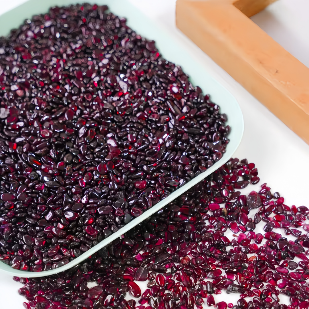 Natural Garnet Crushed Stone,  - đánh giá và giá Aquarium Fish Farm
