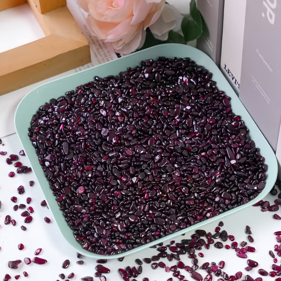 Natural Garnet Crushed Stone,  - đánh giá và giá Aquarium Fish Farm