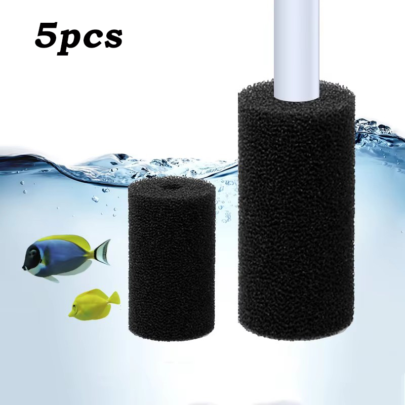 5 Pack Pre-Filter Sponge Aquar - đánh giá và giá Aquarium Fish Black