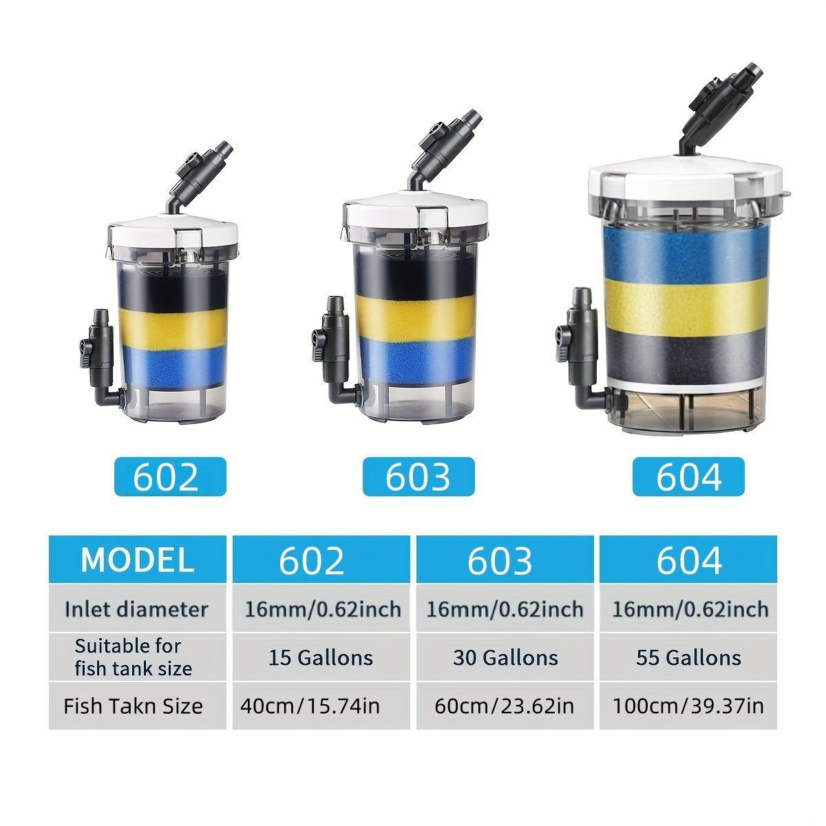 SUNSUN EW-602  EW-603 EW-604 S - đánh giá và giá Aquarium Fish Waste Collector