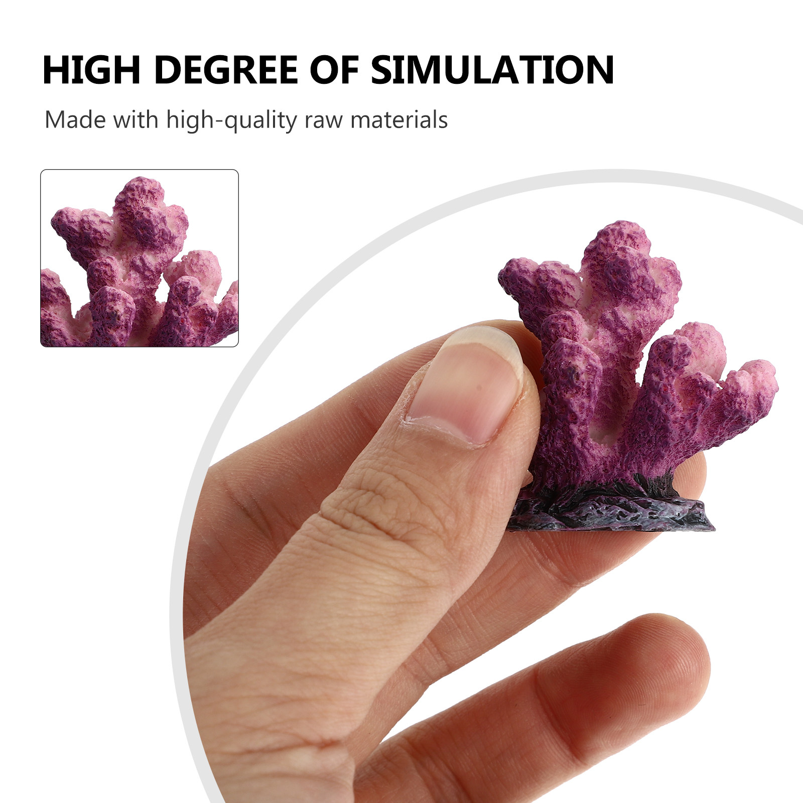 3Pcs Lifelike Resin Coral Deco - đánh giá và giá Aquarium Fish In