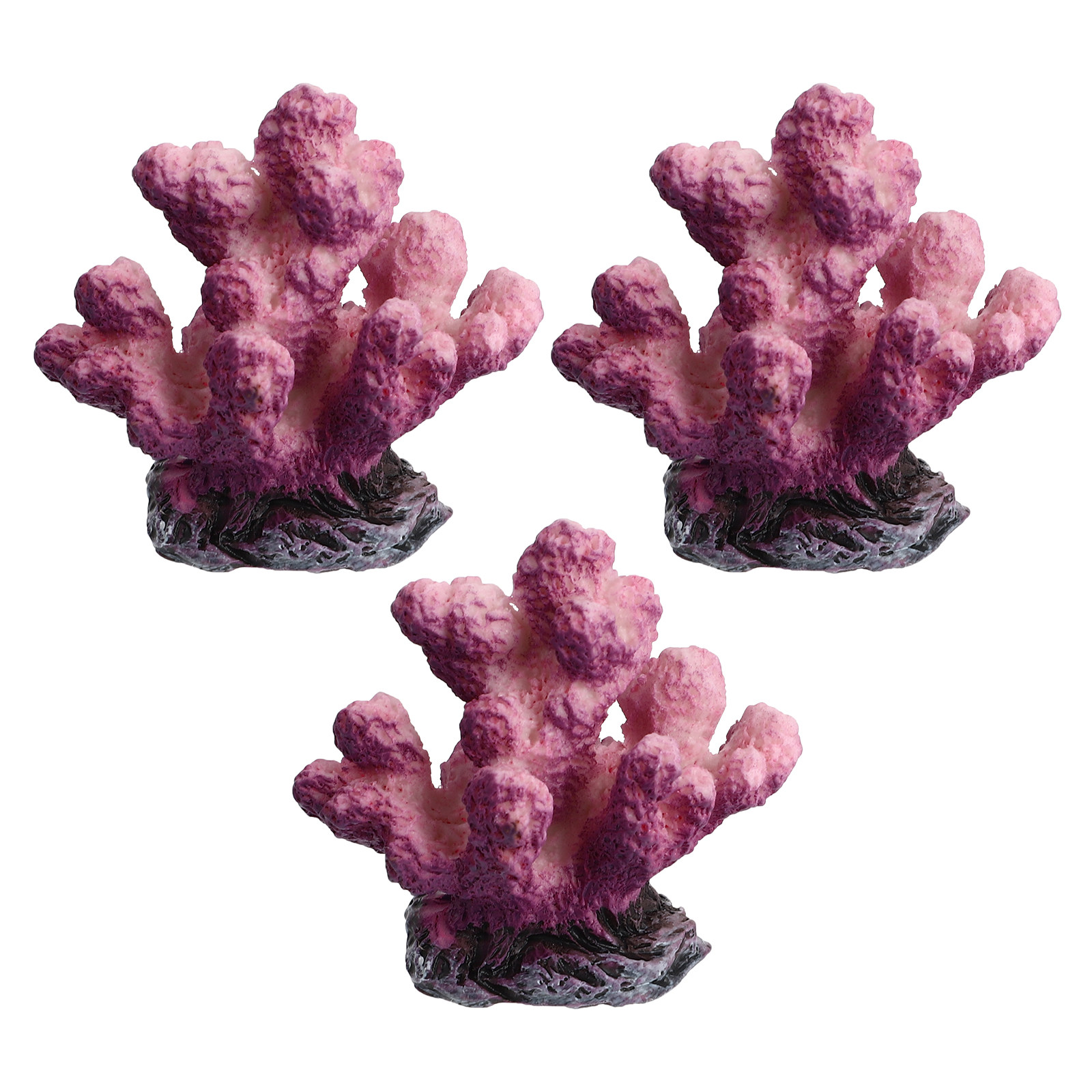 3Pcs Lifelike Resin Coral Deco - đánh giá và giá Aquarium Fish In
