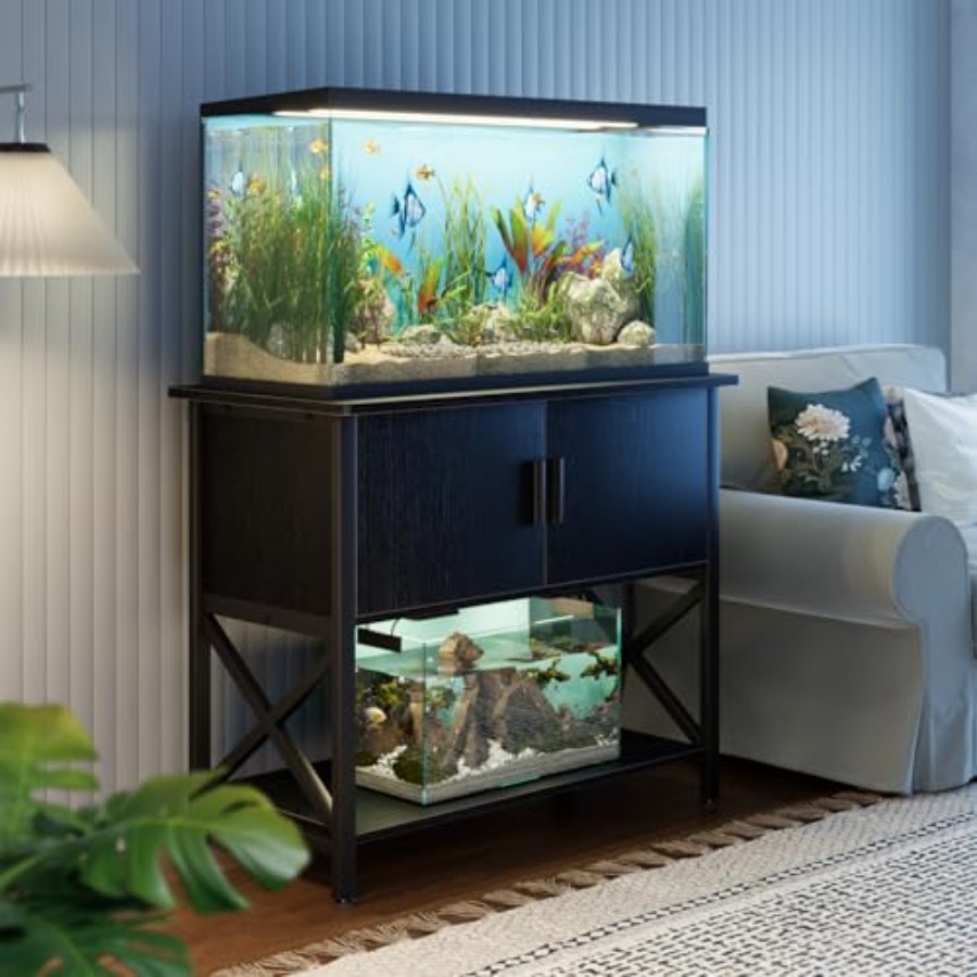 40-50 Gallon Aquarium Stand fo - đánh giá và giá Aquarium Fish Black