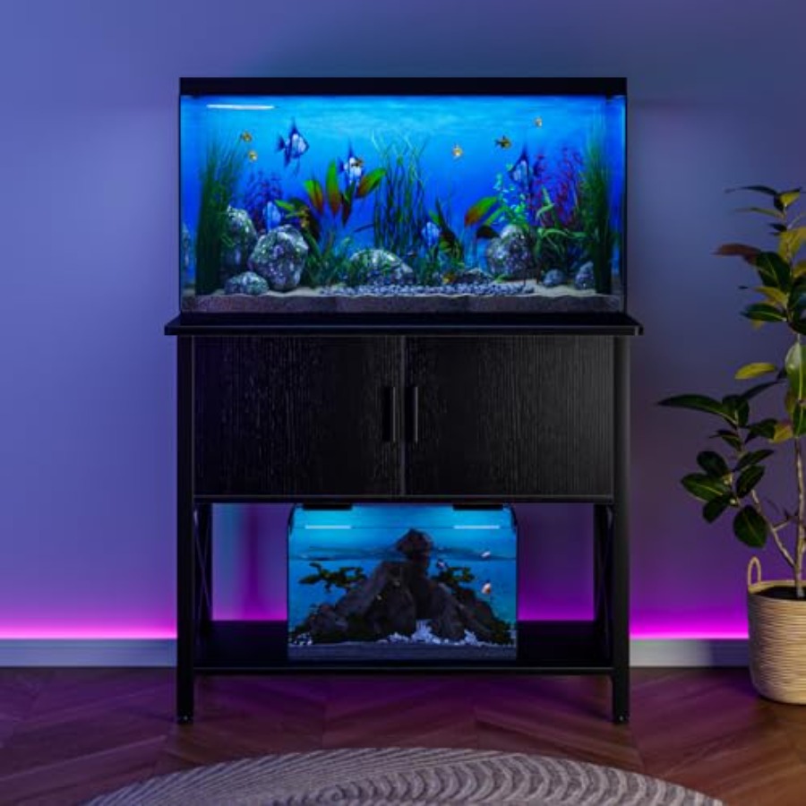 40-50 Gallon Aquarium Stand fo - đánh giá và giá Aquarium Fish Black