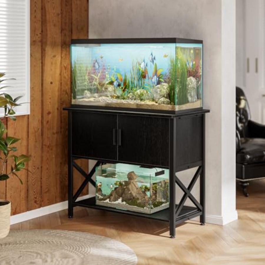 40-50 Gallon Aquarium Stand fo - đánh giá và giá Aquarium Fish Black