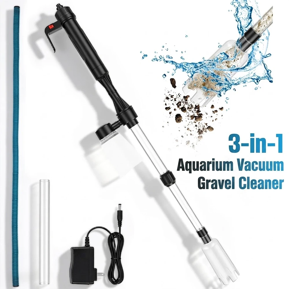 Aquarium Vacuum Gravel Cleaner - đánh giá và giá Aquarium Fish Waste Collector