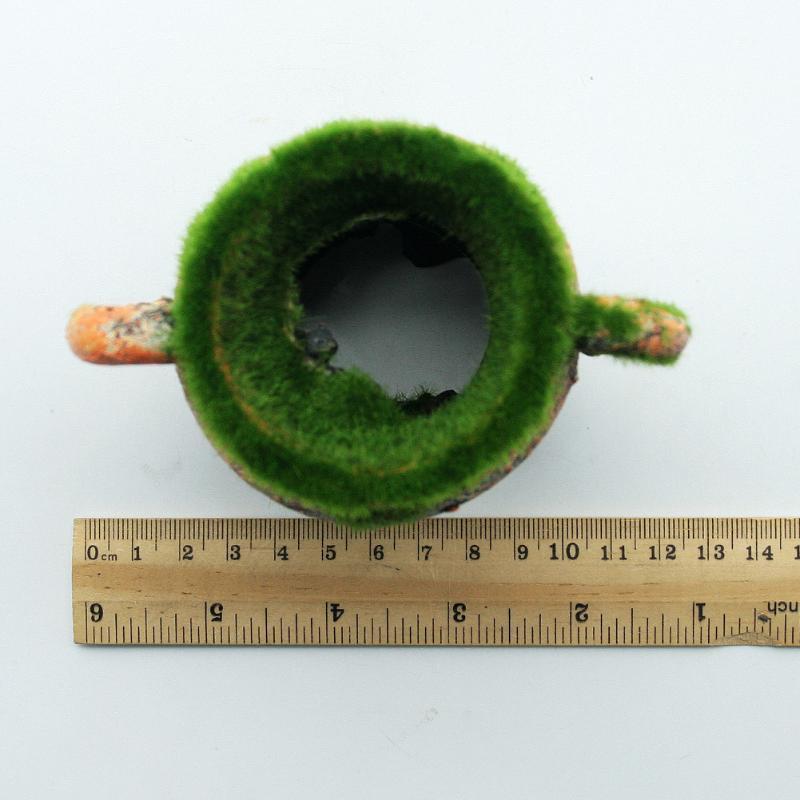 1pc Resin Vase with Moss Aquar - đánh giá và giá Aquarium Fish Tank Price
