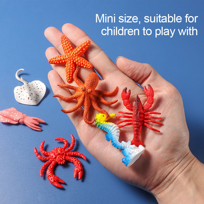 12Pcs Mini Sea Life Animal Fig - đánh giá và giá Aquarium Fish Dolphin