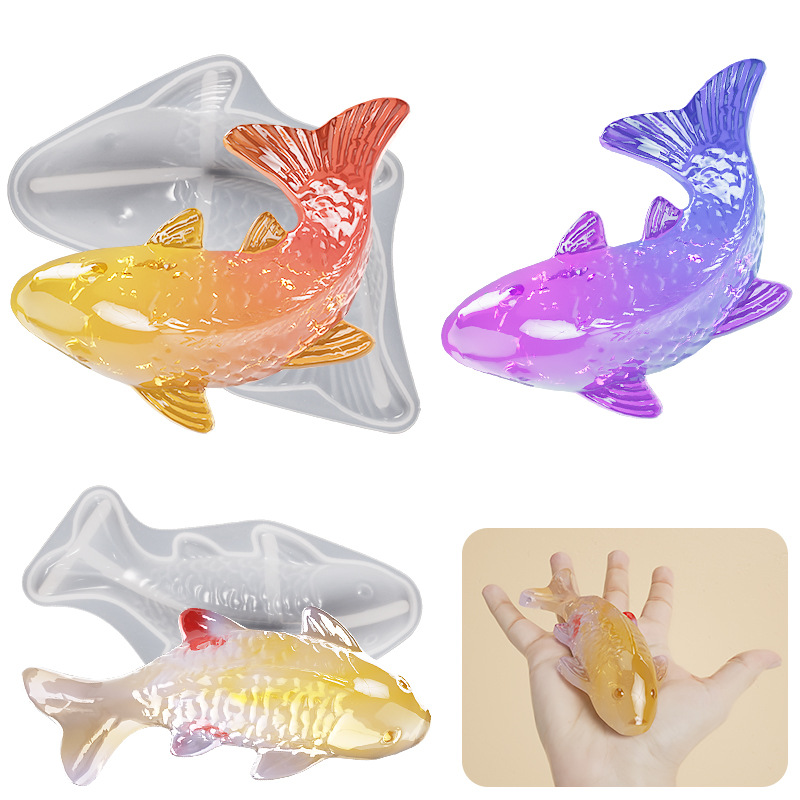 3D Koi Fish Shaped Epoxy Resin - đánh giá và giá Aquarium Fish Farm