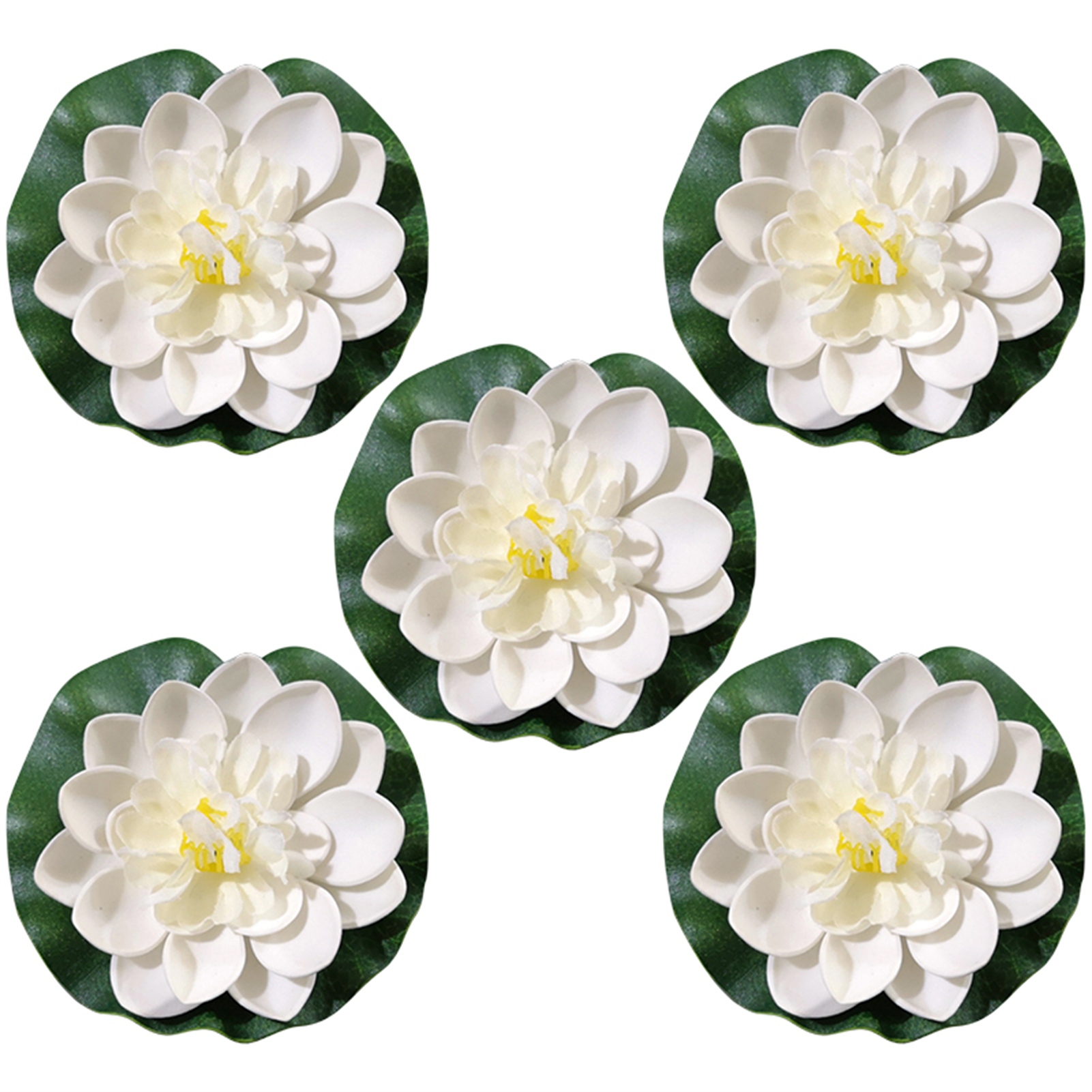 5pcs/set 10cm Artificial Lotus - đánh giá và giá Aquarium Fish Escape