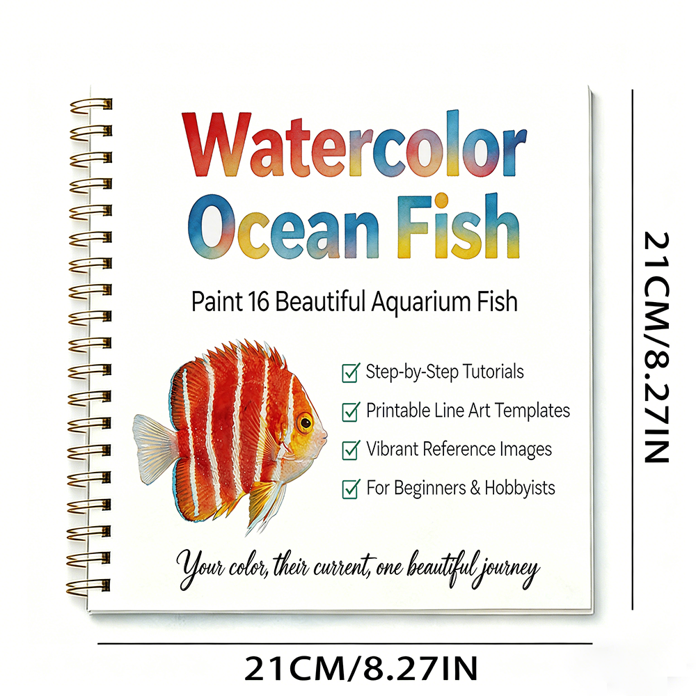 Watercolor Ocean Fish Tutorial - đánh giá và giá Draw Fish Aquarium