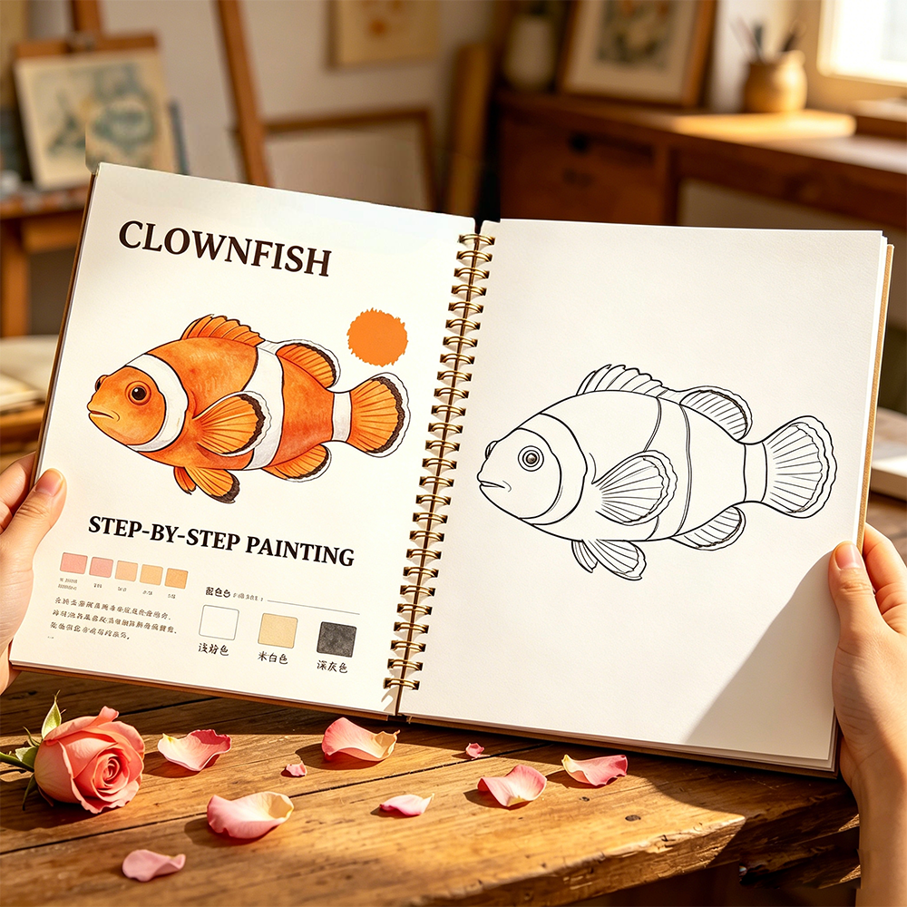 Watercolor Ocean Fish Tutorial - đánh giá và giá Draw Fish Aquarium