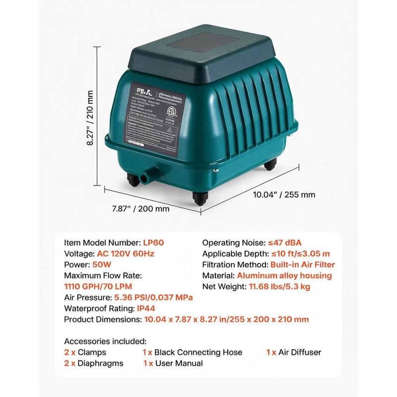 Linear Aerator 1110 GPH For Se - đánh giá và giá Aquarium Fish Farm