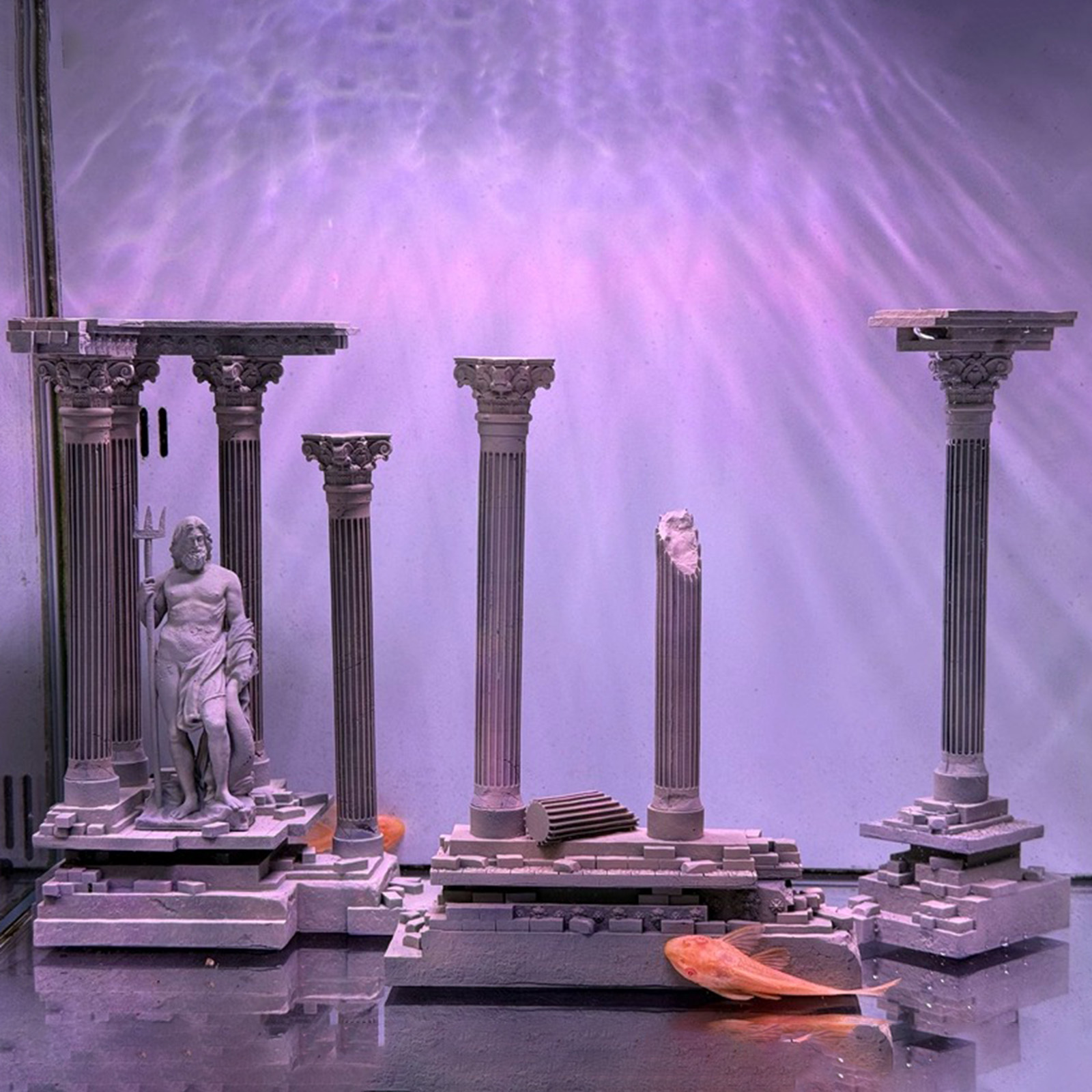 Roman Column Decoration Resin  - đánh giá và giá Aquarium Fish Tank Price