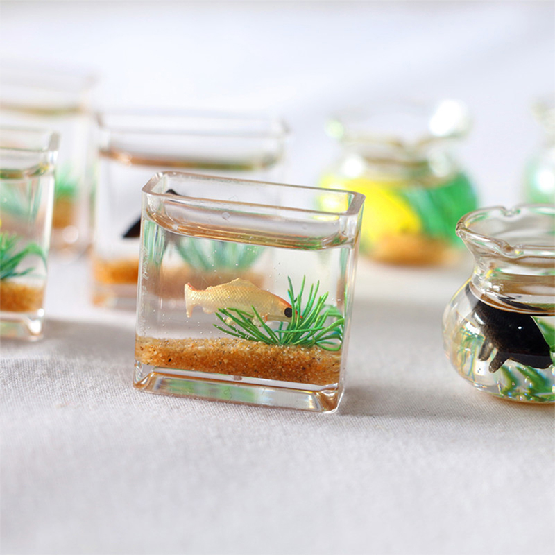 1Pc Mini Fish Tank Random Colo - đánh giá và giá Aquarium Fish Farm