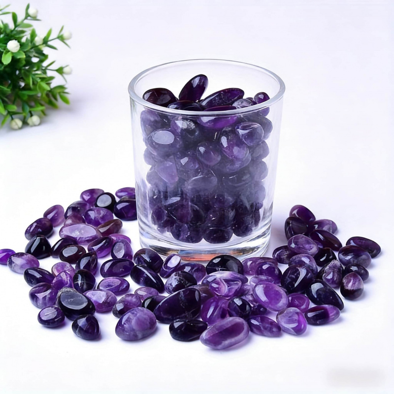 Natural Amethyst Raw Stone Pol - đánh giá và giá Aquarium Fish Farm