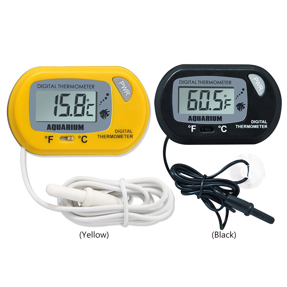 Aquarium Thermometer Suction C - đánh giá và giá Aquarium Fish Black