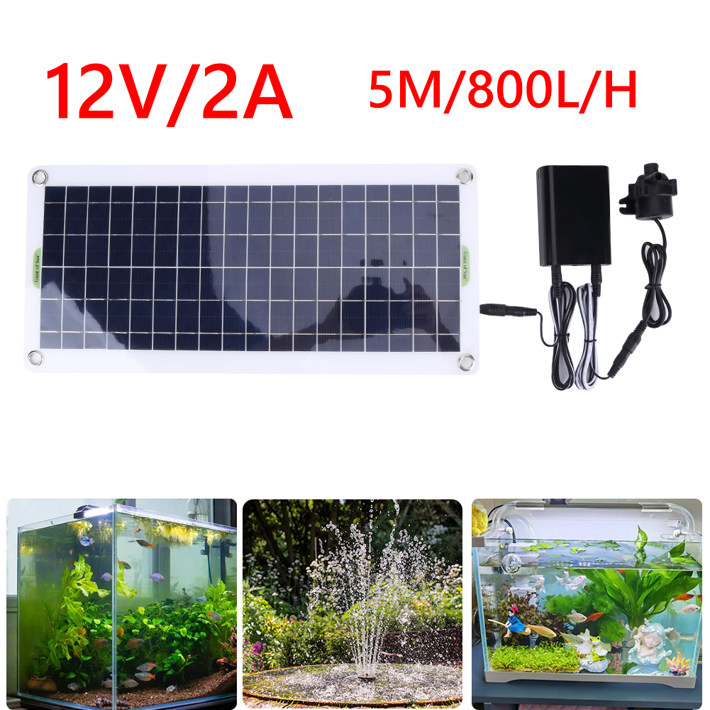 18V 30W Fountain Panel Pump Ga - đánh giá và giá Aquarium Fish Farm