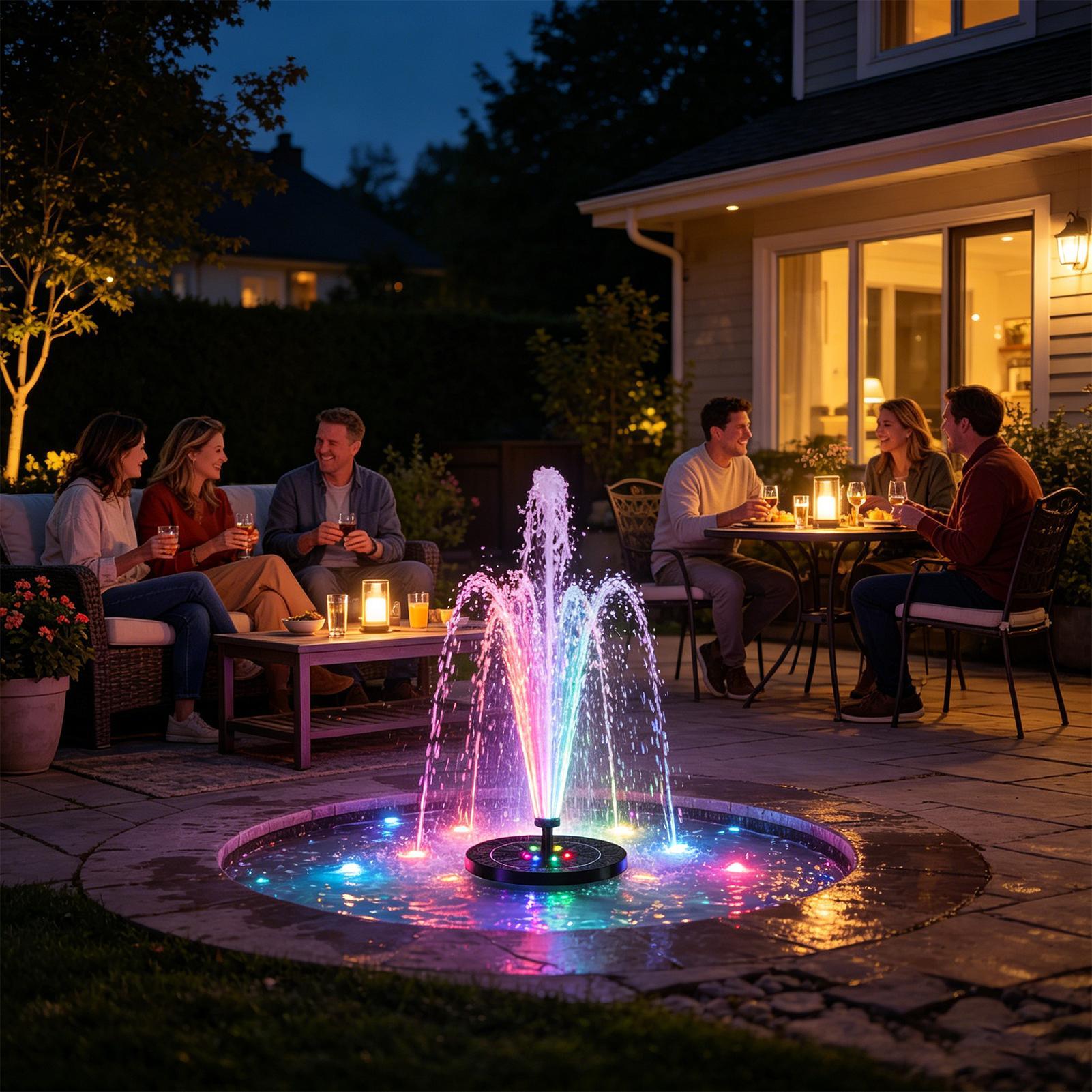 Floating Solar Bird Bath Fount - đánh giá và giá Aquarium Fish Escape