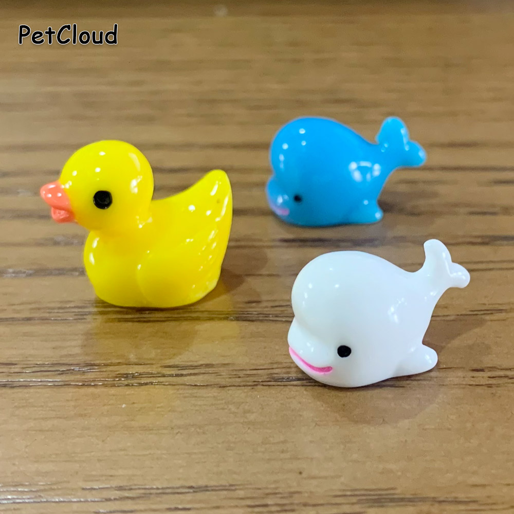5pcs Fish Tank Ornament Ducks  - đánh giá và giá Aquarium Fish Dolphin