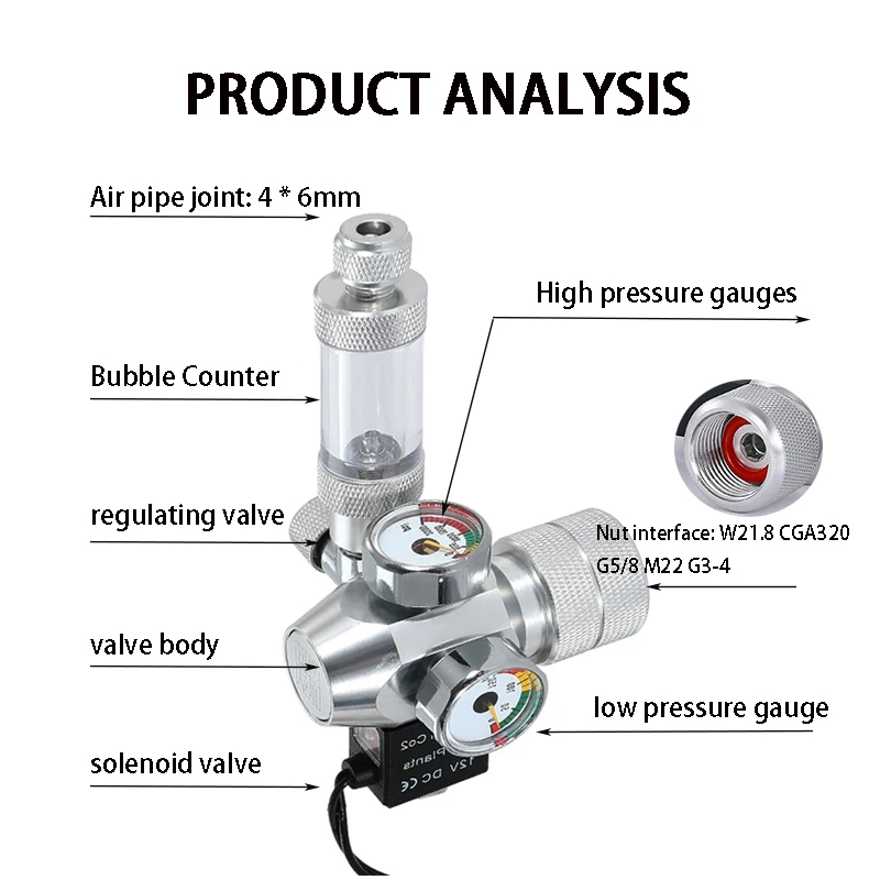 New DIY Aquarium CO2 Regulator - đánh giá và giá Aquarium Fish For Beginners