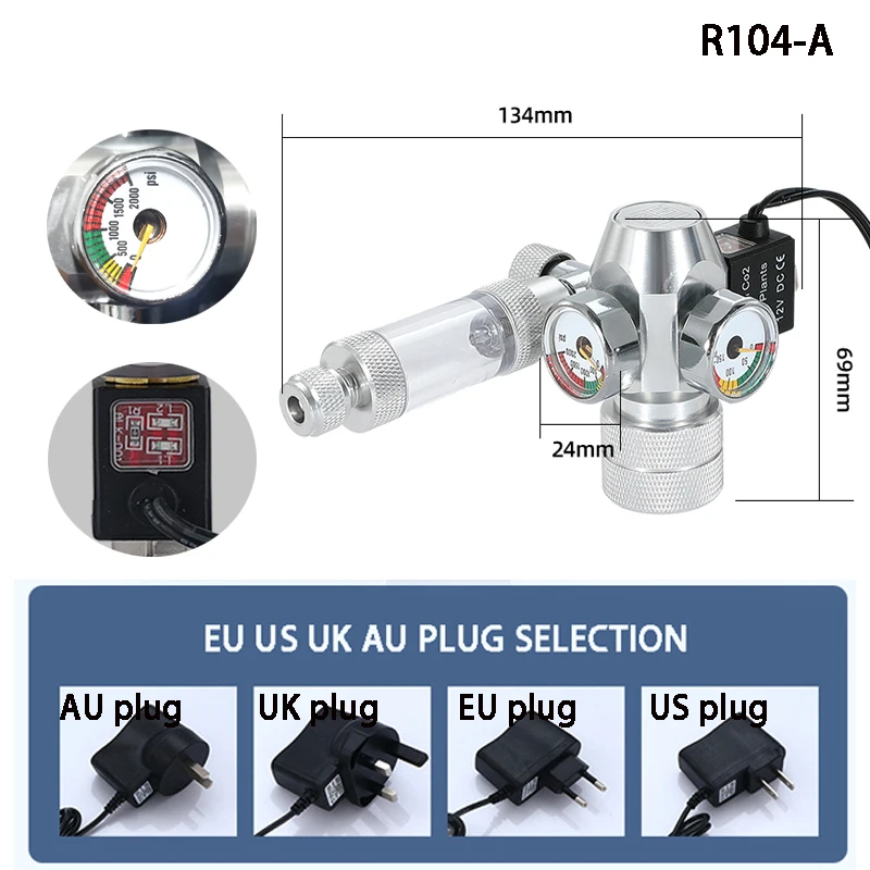New DIY Aquarium CO2 Regulator - đánh giá và giá Aquarium Fish For Beginners