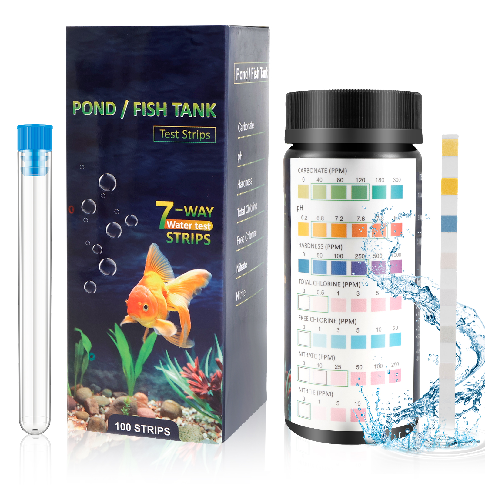 100Pcs 7 in 1 Aquarium Test St - đánh giá và giá Aquarium Fish Youtube
