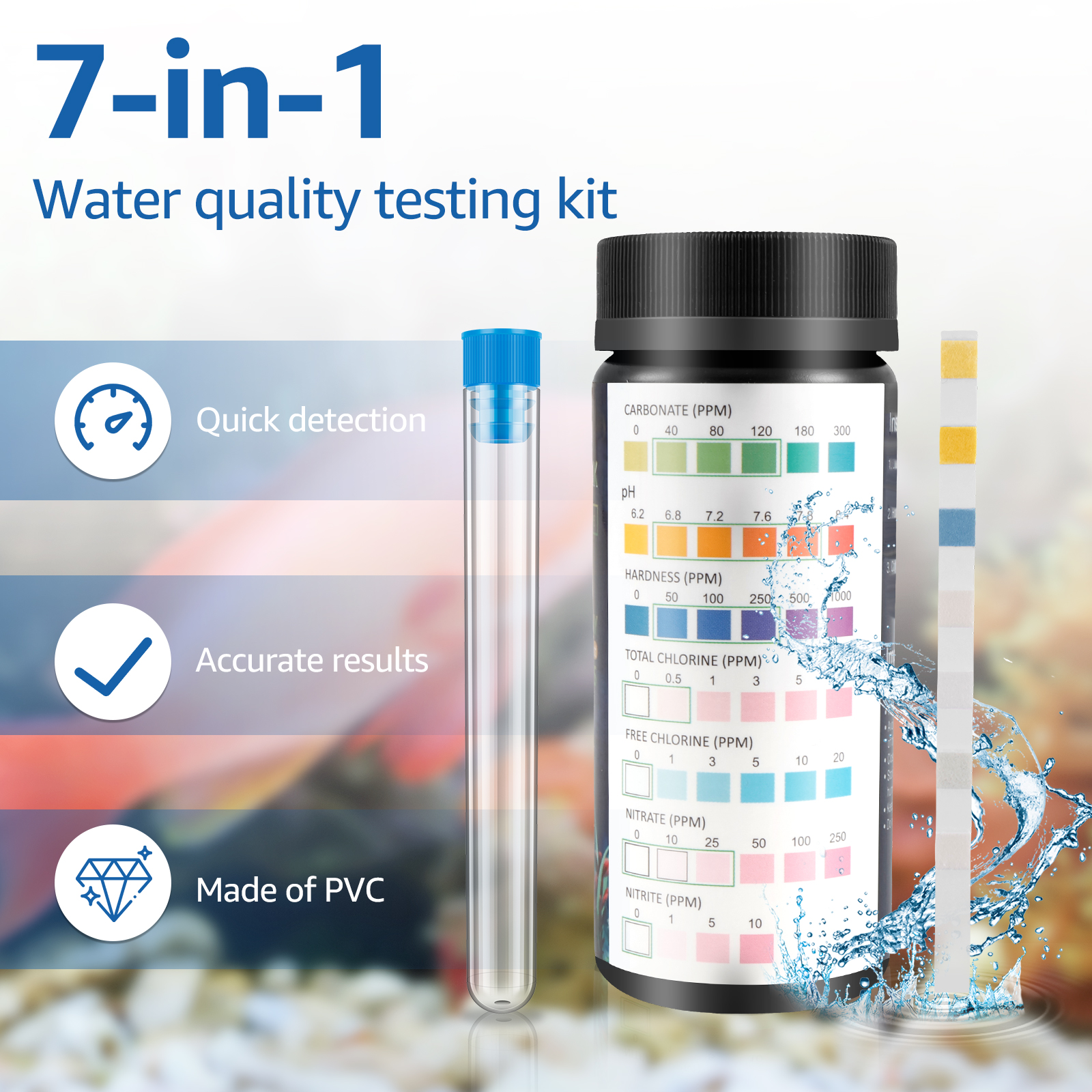 100Pcs 7 in 1 Aquarium Test St - đánh giá và giá Aquarium Fish Youtube