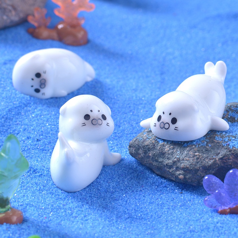 Mini Sea Lion Figurines for Mi - đánh giá và giá Aquarium Fish Tank Price