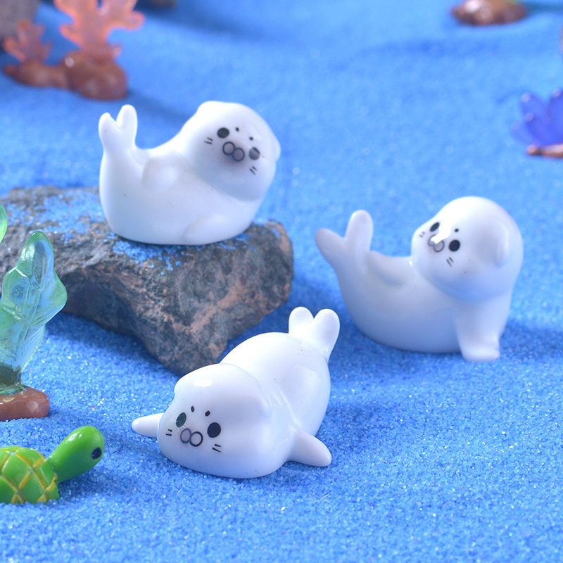Mini Sea Lion Figurines for Mi - đánh giá và giá Aquarium Fish Tank Price