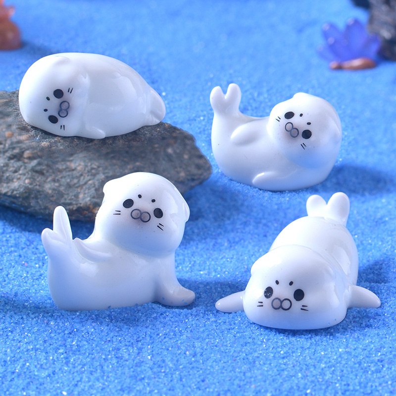 Mini Sea Lion Figurines for Mi - đánh giá và giá Aquarium Fish Tank Price